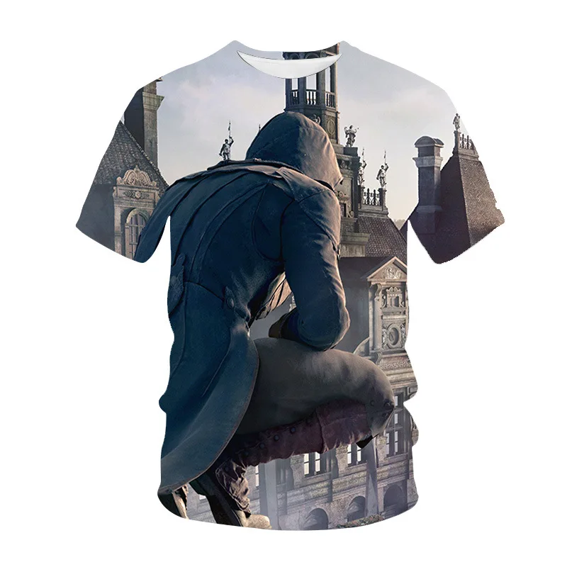 

2021 Summer New 3D Printing Men's T-shirt Fashion Children's Short Sleeve Round Neck Fashion Casual Top Streetwear Super Large S