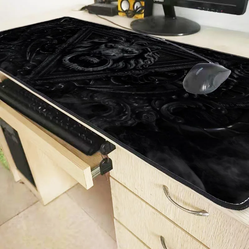 Большой игровой коврик для мыши Mairuige 400x900X3 мм геймерский с застежкой по краю и