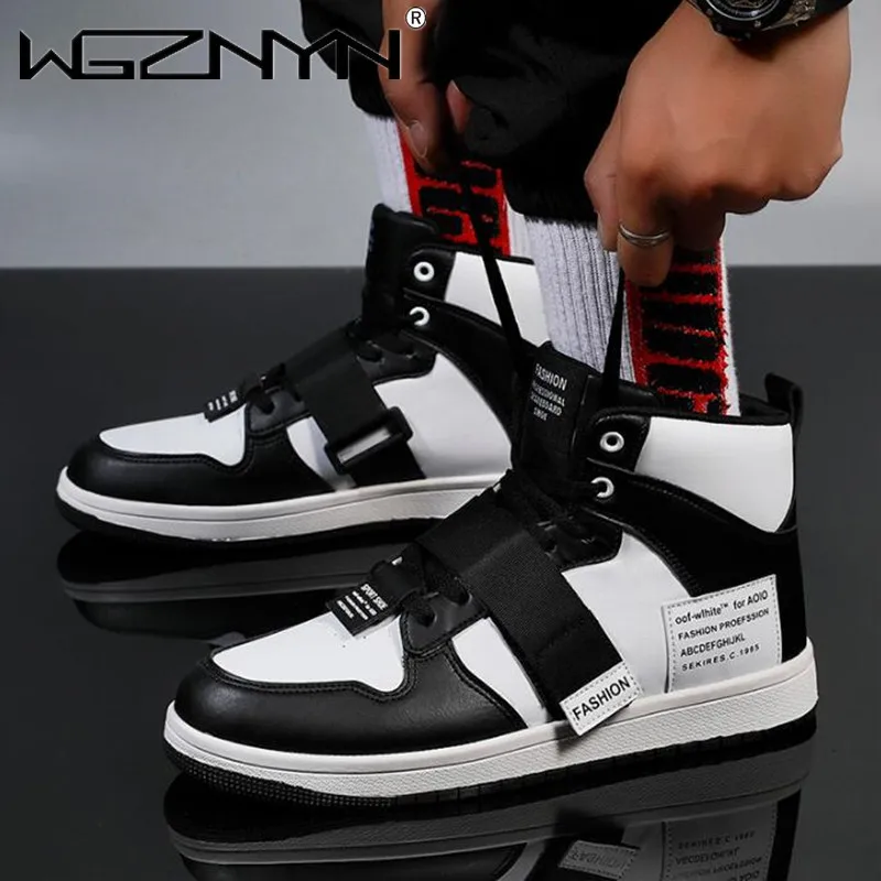 

High Top Fashion Trend Sneakers Comfortable NEW Man Casual Sport Shoes Outdoor Non-slip Breathable Men Shoes Zapatos Hombre 2021