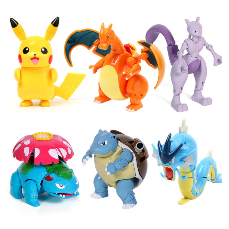 Оригинальная фигурка покемона эльфа модель мяча Пикачу лунала Charizard Покемон