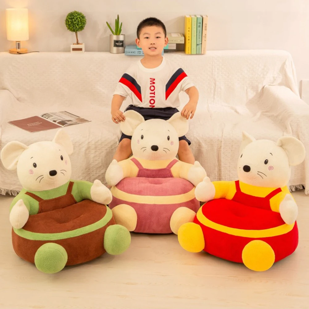 

Sofa Cover Kid Baby Support Seat Cushion Feeding Chair Cartoon Washable Toddler Learning Sit Sofa Chair No Filling