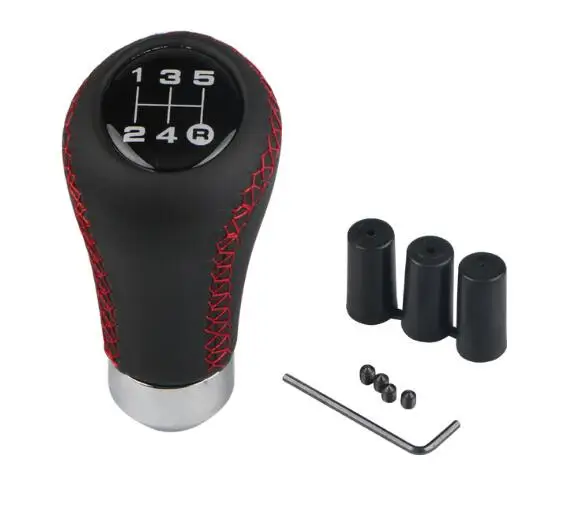 5 скоростей MT PU кожаная ручная ручка переключения передач рычаг Ручка Рукоятка