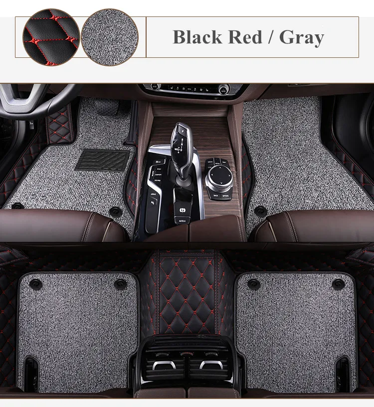 

High quality rugs! Custom special car floor mats for BMW X3 G01 2022 durable waterproof double layers carpets for X3 2021-2020