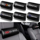 Автомобильное сиденье в стиле углеродного волокна, 2 шт., подушка для шеи, подголовник для Suzuki Grand Vitara Baleno SX4 Swift Jimny IGNIS ALTO Samurai