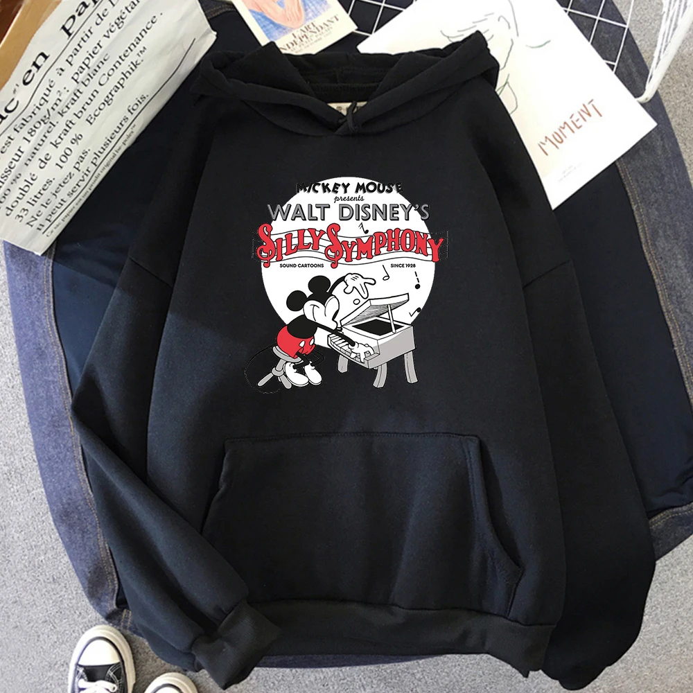 

Мужская толстовка с капюшоном и рисунком из мультфильма «Микки Маус»