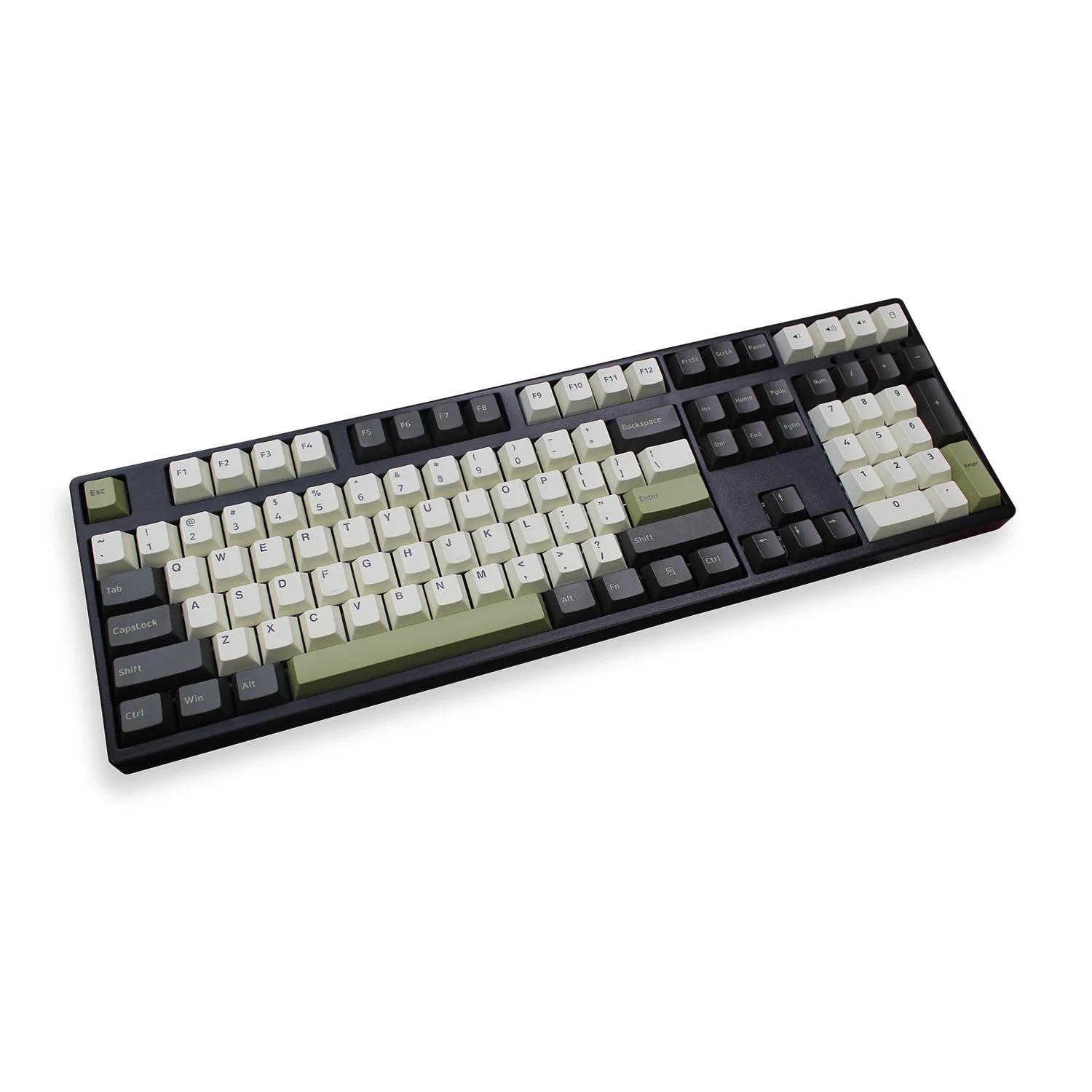 

160keys Olive theme Keycaps Double Shot PBT Mechanical Keyboard WIANXP production Cherry Profile Filco Ducky Replace the Keycap