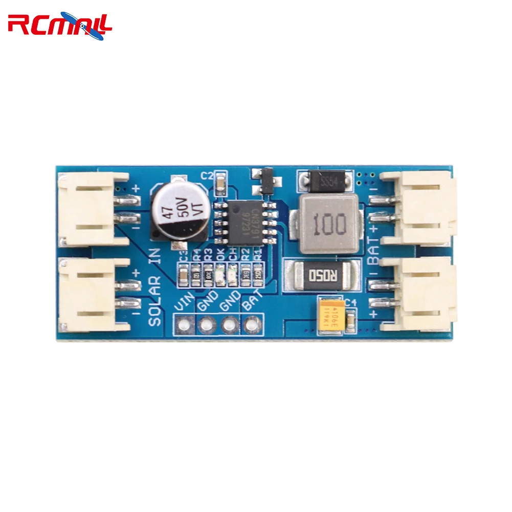 RCmall 5шт CN3791 MPPT Солнечный Регулятор Контроллер Модуль 6В 9В 12В для Одноклеточных LiPo Аккумуляторов