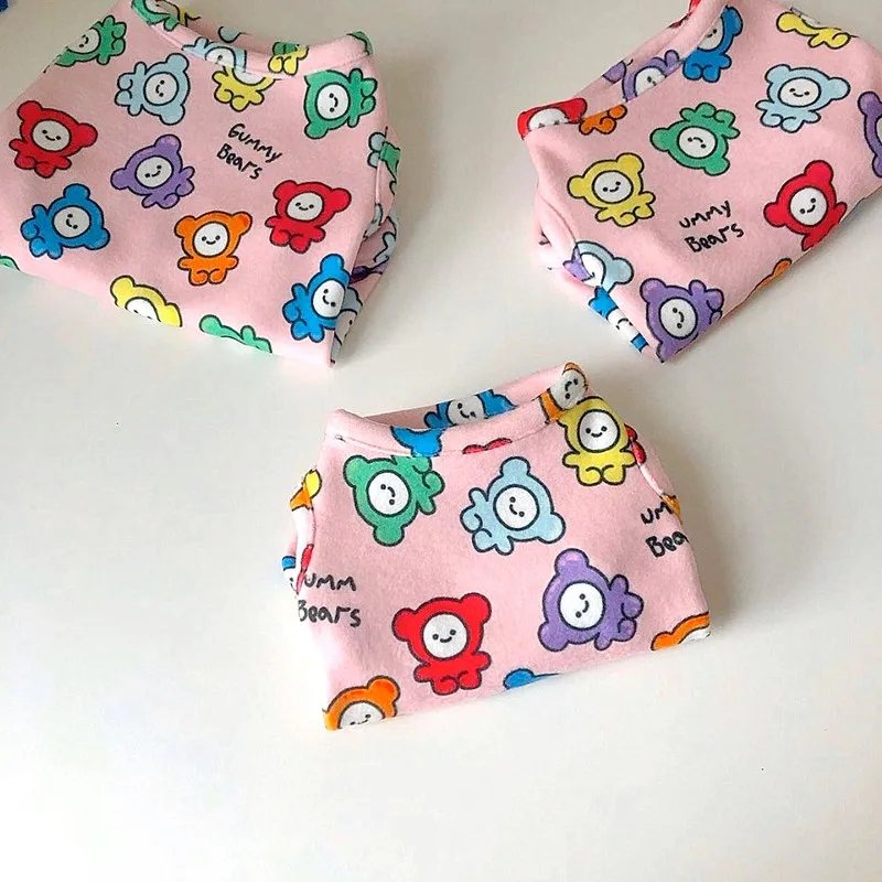 

Dog Clothes Summer Color Bear Dog Vest Pure Cotton Small Pet Chihuahua Poodle Dogs Tshirt Puppy Dress Ropa Perro Jersey Perro