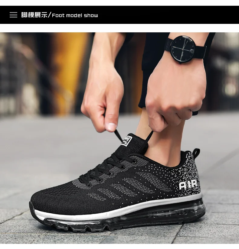 NIKEzi Workout Professional Men Running Sport Shoes Full Air Sole Casual Athletic Footwear Max Air 720 Male Comfortable Sneakers