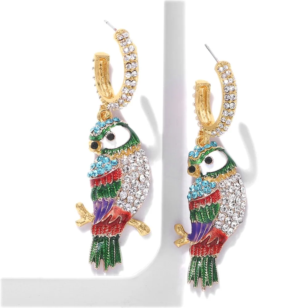 Dvacaman, металлические модные серьги обруча в виде животных, Boho, много цветов, злой глаз/лимонный кристалл, массивные серьги для женщин, подарок, макси ювелирные изделия