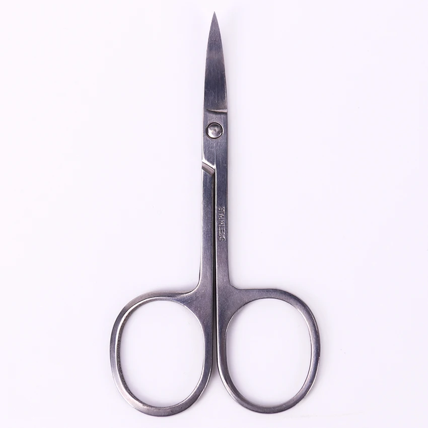 Ножницы для бровей триммер и ресниц ножницы носа нержавеющая сталь маникюрные