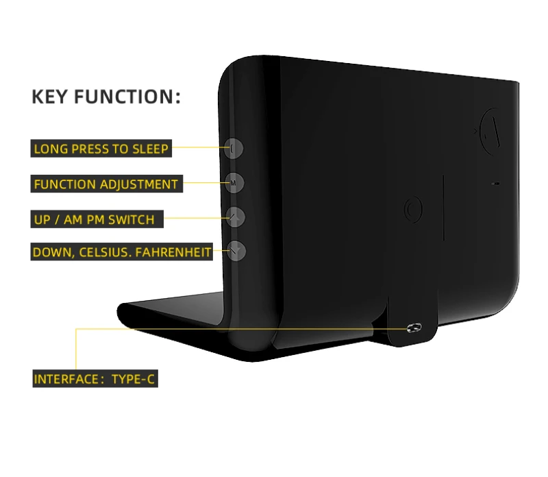 Креативные часы многофункциональные три в одном мобильные беспроводные зарядка