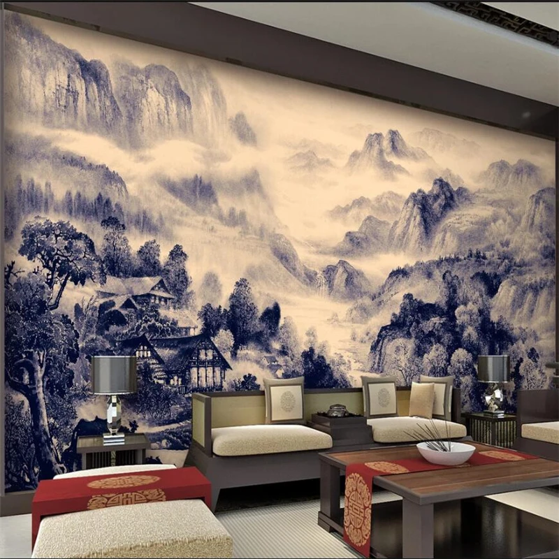 Большой Настенный художник wellyu на заказ с традиционной китайской гигантской