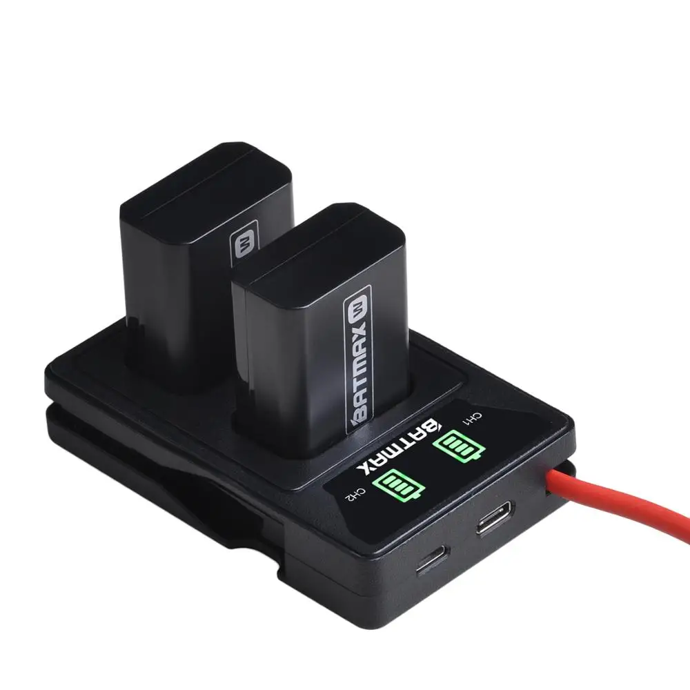 Аккумулятор для телефона 3X 2000 мАч с встроенным USB портом и светодиодной