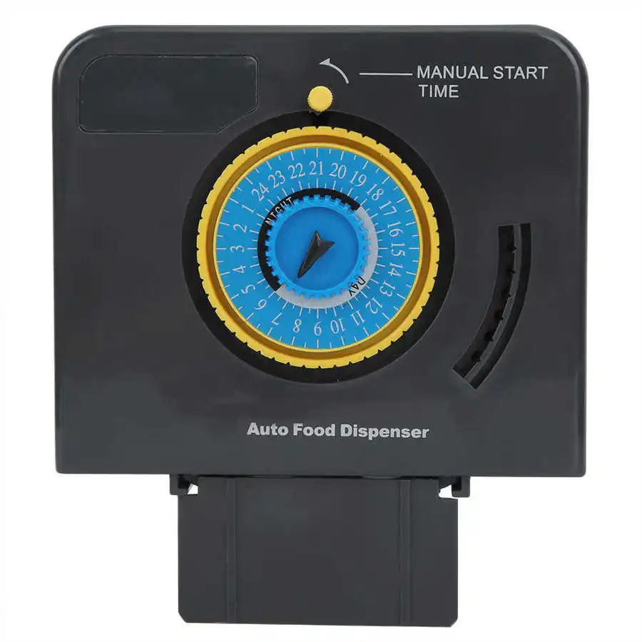 ЖК дисплей показывает Фидер рыбы регулируемый выход Автоматический фидер