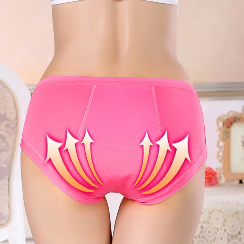 Лидер продаж 3 шт. женское нижнее белье со средней талией нескользящее эластичные