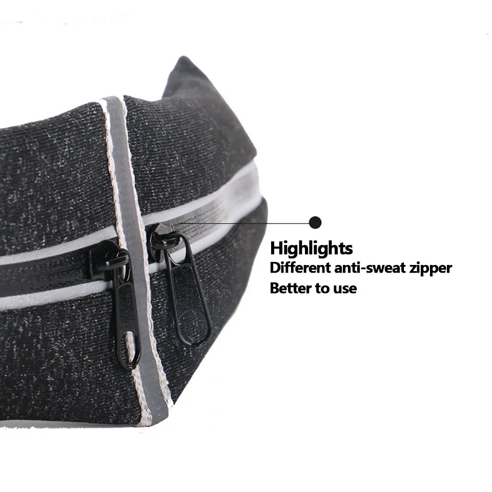 Миниатюрная поясная сумка для занятий спортом на открытом воздухе светильник