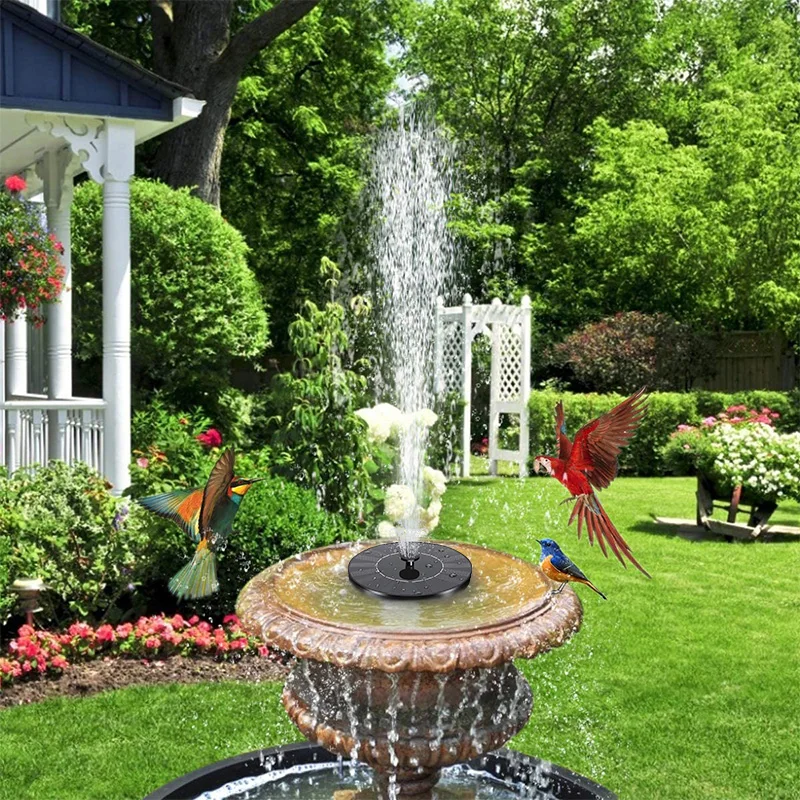 

Floating Solar Fountain Mini Solar Water Fountain Pool Pond Decoration Solar Panel Powered Fountain Water Pump Garden