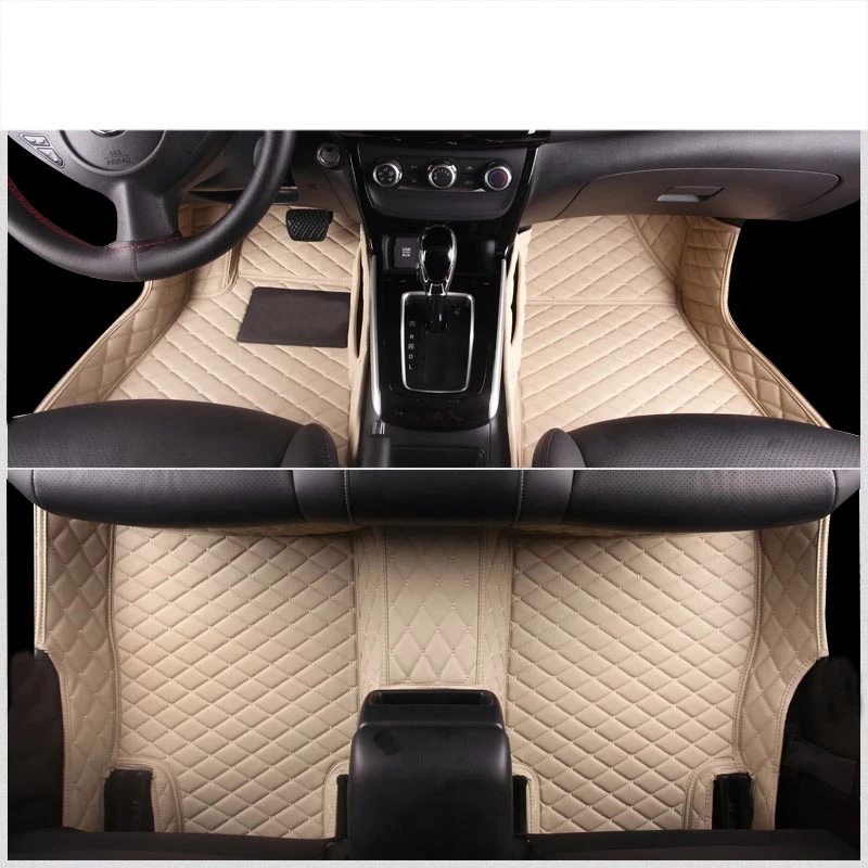 

leather car floor mat for nissan sylphy 2000-2020 2019 2018 2017 2016 2015 Pulsar Sentra B17 B18 accessories styling