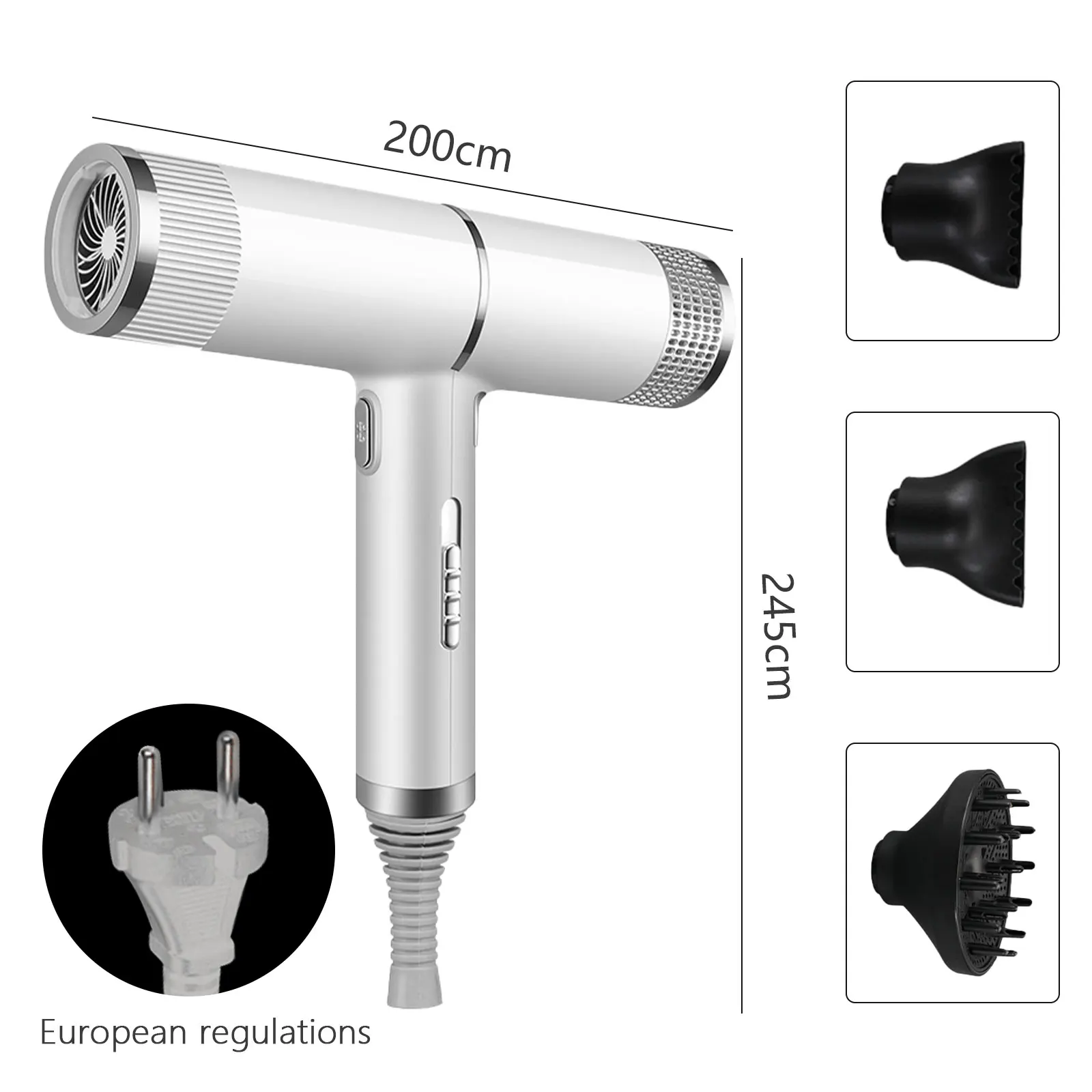 5 в 1 многофункциональная воздушная сушилка с расческой Sepillo Анион Фен для волос