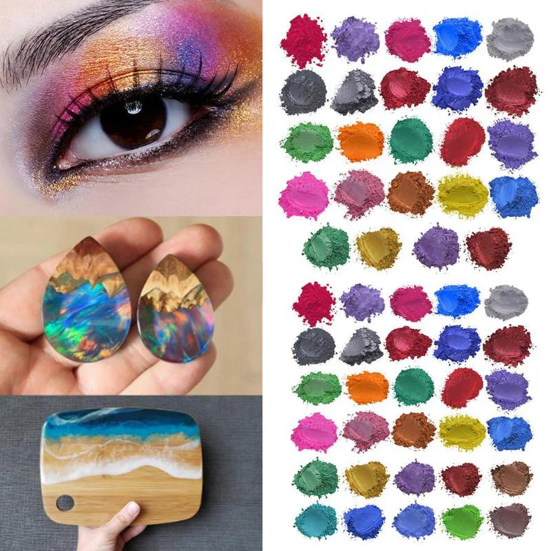 

Mica Powder Epoxy Resin Dye Cosmetic Grade Soap Colorant for Soap Making Supply LBV