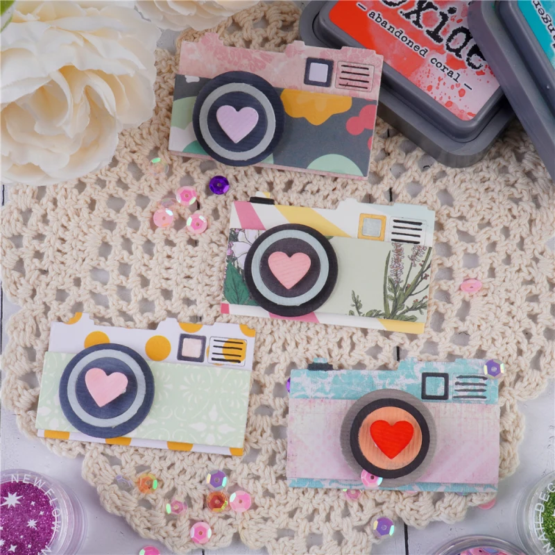 

InLoveArts Camera Metal Cutting Dies for Scrapbooking Mold Die Cut Stencil Handmade Tools DIY Card Make Mould Craft Decoration
