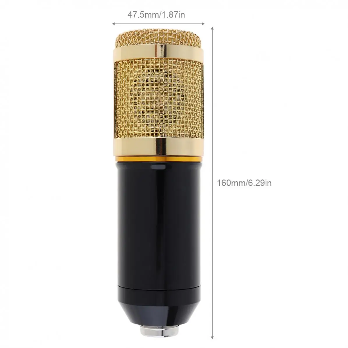 BM-800 Professional Condenser Microphone Live Microphone with Phantom Power Supply Karaoke Condenser Microphone Suit Kits enlarge