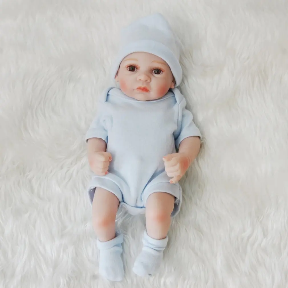 Силиконовые куклы Новорожденные 10 см виниловые Имитаторы хлопковая игрушка