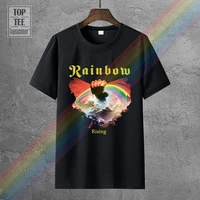 rainbow rising heavy metal deep purple t shirt hip hop punk sweatshirt emo funko pop t shirt for men rock and roll hippie clothe