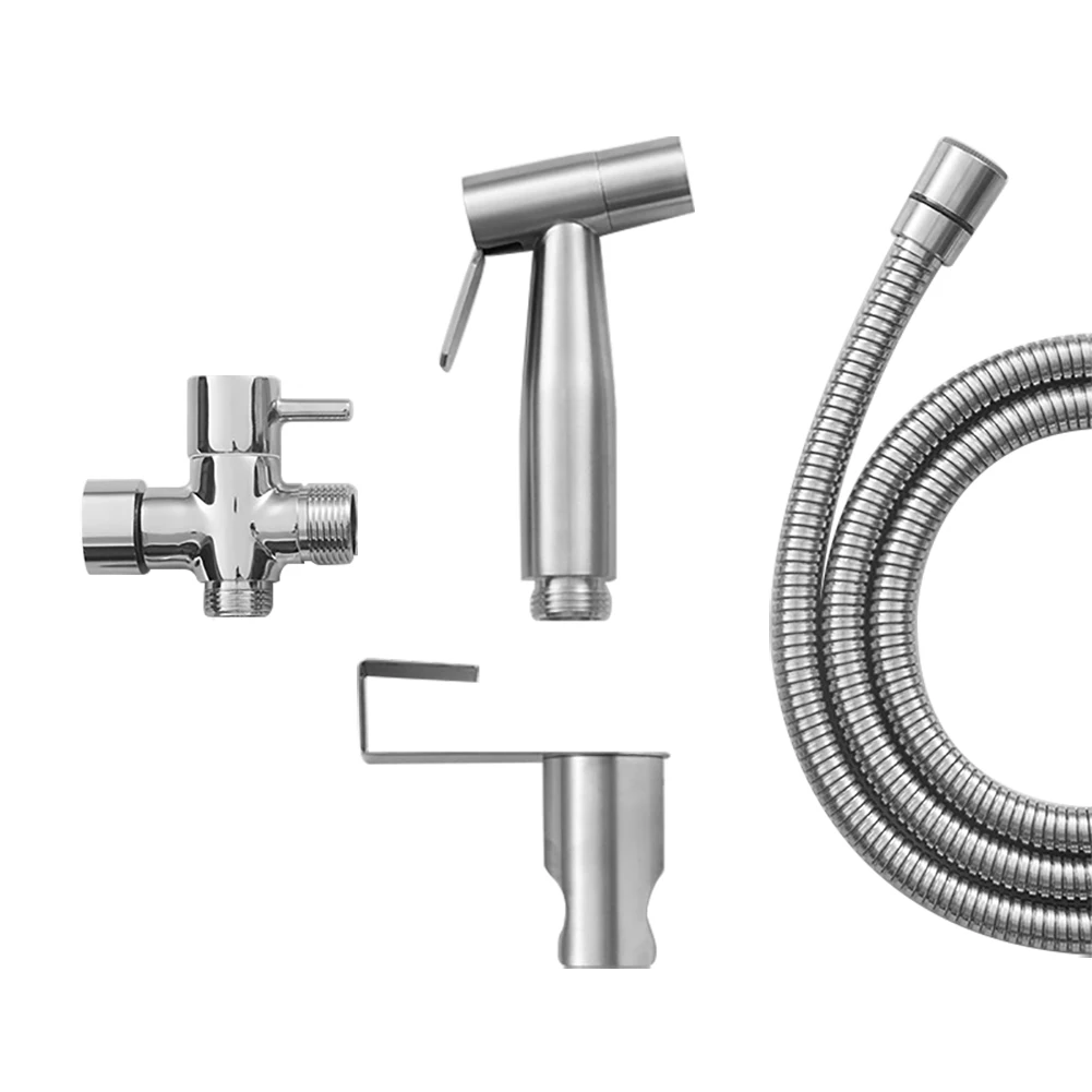 Набор из нержавеющей стали для унитаза пистолет Ручной Биде кран опрыскиватель