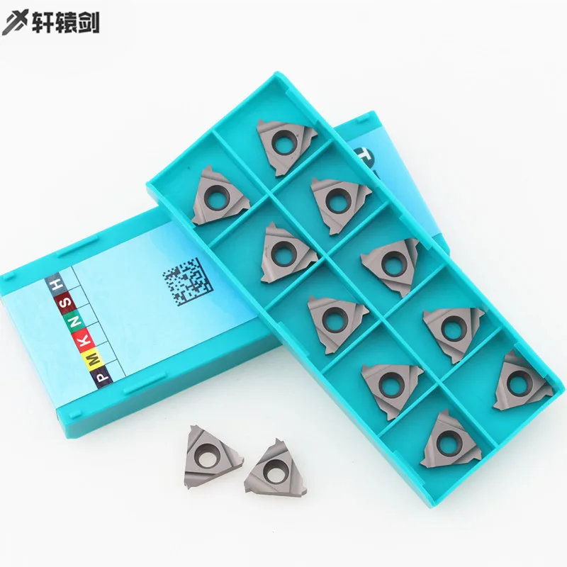 

10PCS 16ER 16IR 11W 14W CT3000 Cermet Grade CarbideThread Turning Tool CNC Insert Grooving