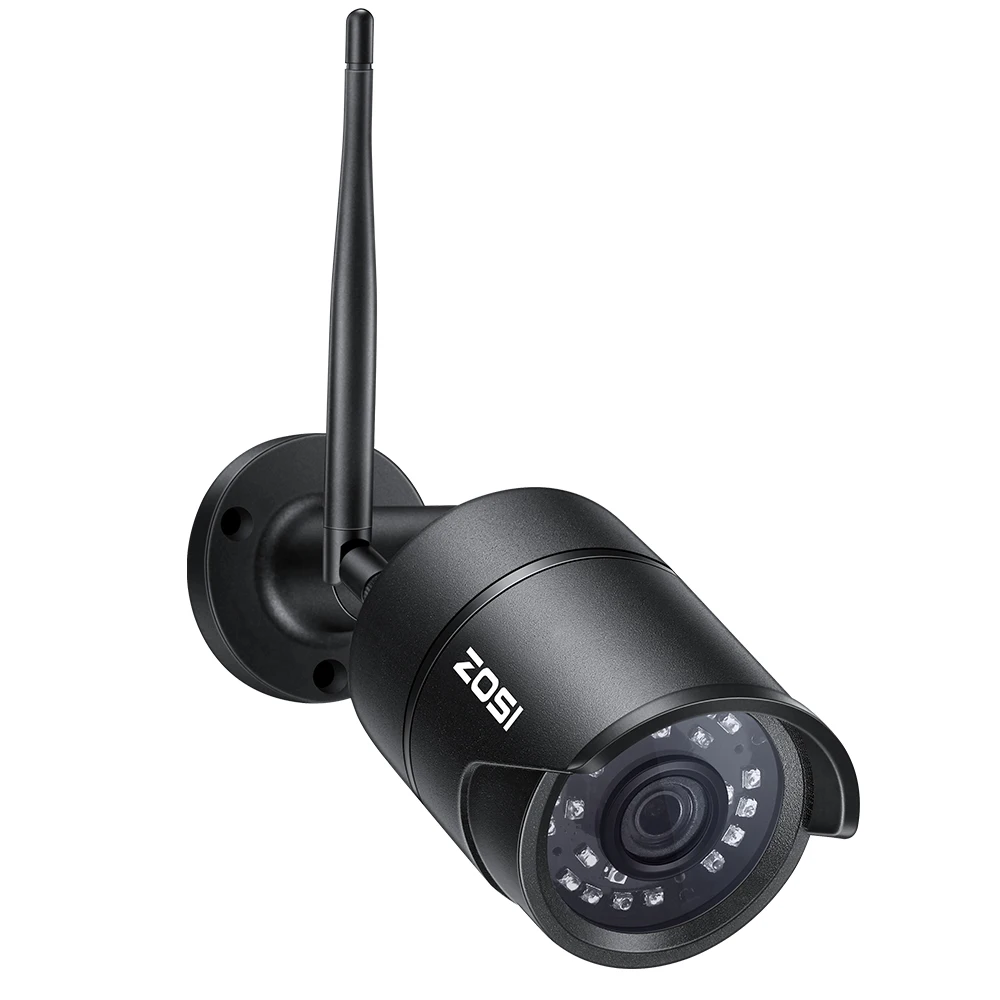ZOSI 2MP 1080P Led беспроводная IP камера водонепроницаемая Смартфон пульт дистанционного управления CCTV ночного видения видео пуля инфракрасный монитор