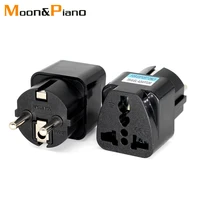 4 8mm eu adapter universal travel power plug converter adapter lightweight wall charger outlet 2 pin ac power electrical socket