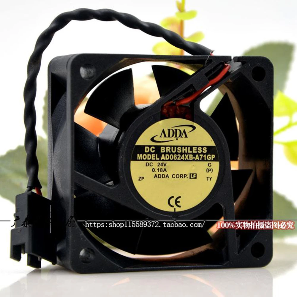 

Original FOR ADDA AD0624XB-A71GP 24V 0.18A 6025 inverter server cooling fan 60x60x25mm