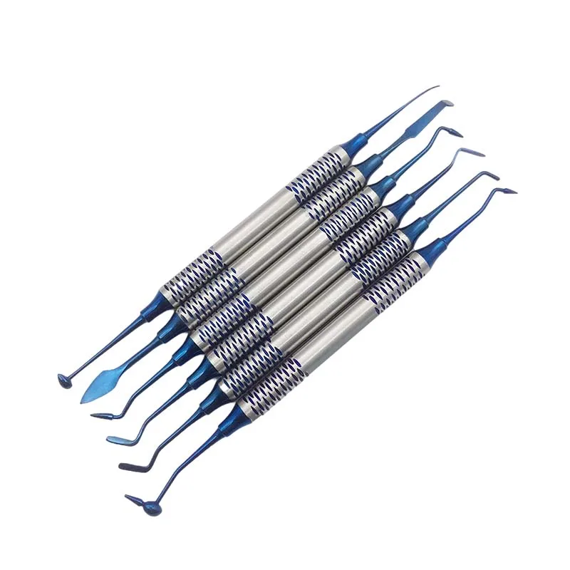 6 шт./набор шпатель с титановым покрытием | Красота и здоровье