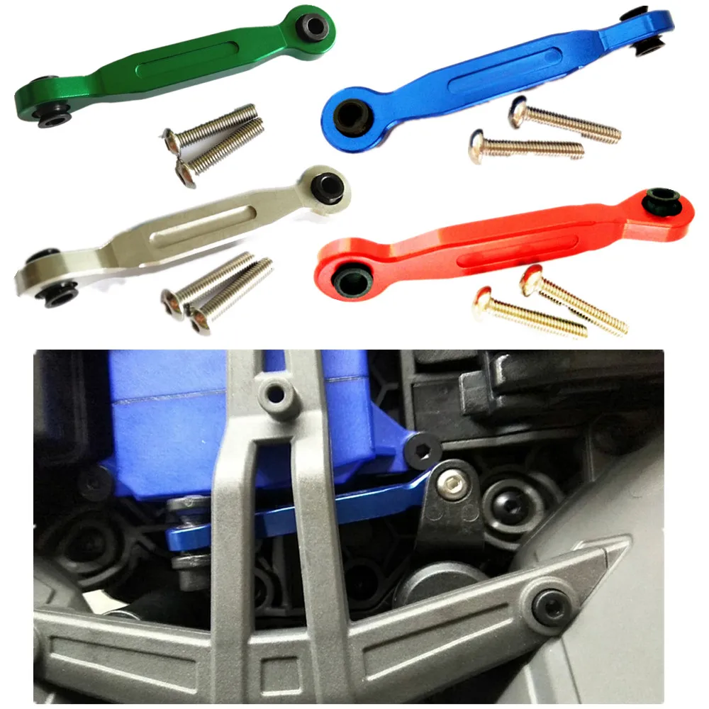 

Aluminum Servo Steering Linkage 46MM Anti Dropping Design For Traxxas 1/5 X-MAXX 7747 1/10 New MAXX 8947 RC Upgrade Part