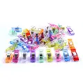 50Pcs Sewing Craft Quilt Binding Plastic Clips for Sewing  Multicolor Plastic Clips Sewing Clip Sewing Accessories