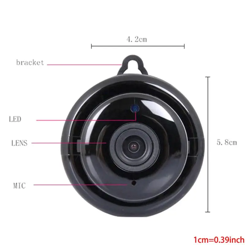 Мини Wi-Fi IP камера HD 1080P умный дом безопасности ночного видения или WFA WPA/WPA2
