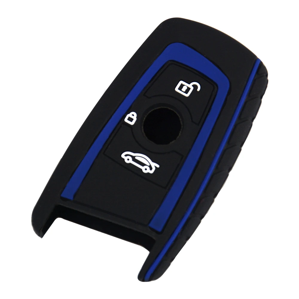 OkeyTech 3/4 кнопочный силиконовый чехол для ключа BMW 1 2 3 5 7 серии F10 F20 F30 335 328 535 650