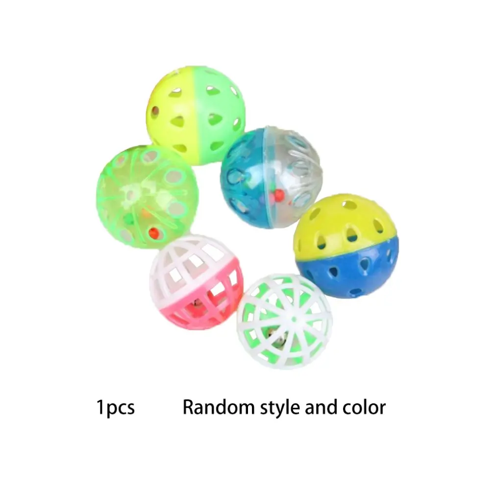 Игрушка для домашних животных с колокольчиком звенящим сердцем шариком кошек