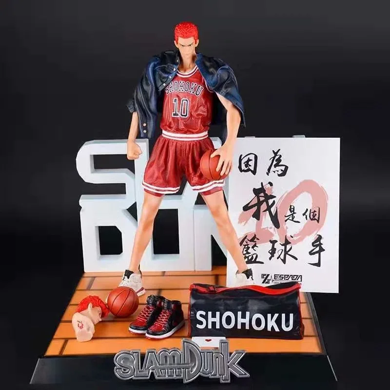 

Аниме Slam Dunk Sakuragi Hanamichi GK ПВХ экшн-фигурка Коллекционная модель кукла игрушка 33 см