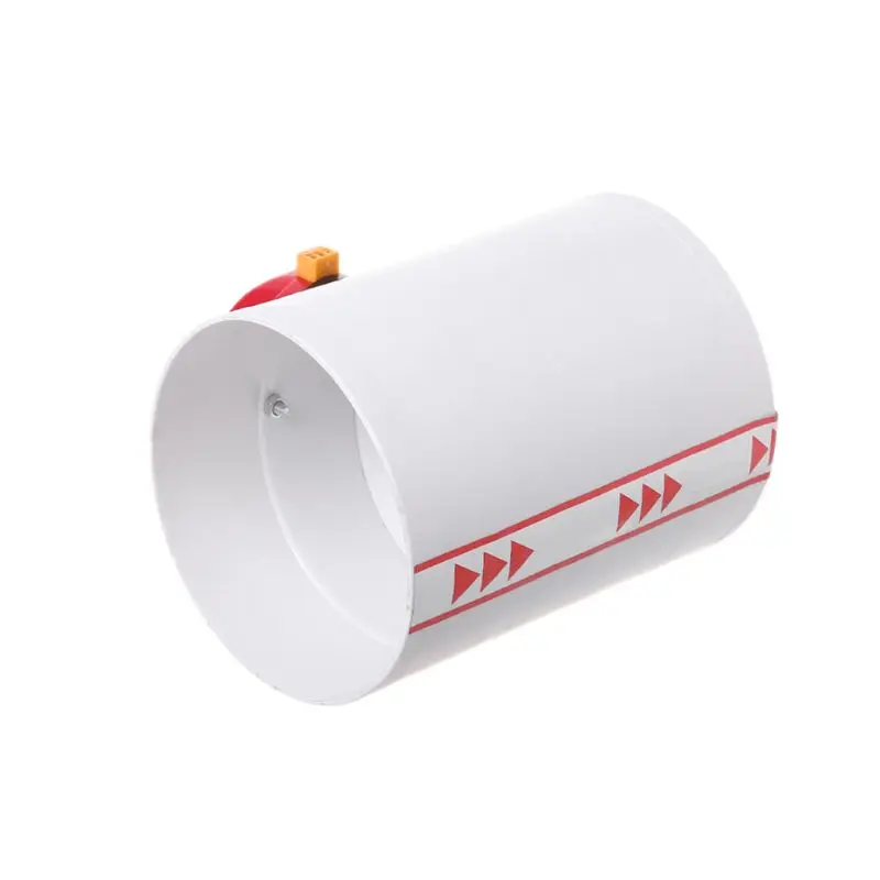 

220V Plastic Electric Damper Check Valve 110mm Air Volume Control Valves For Ventilation Pipe