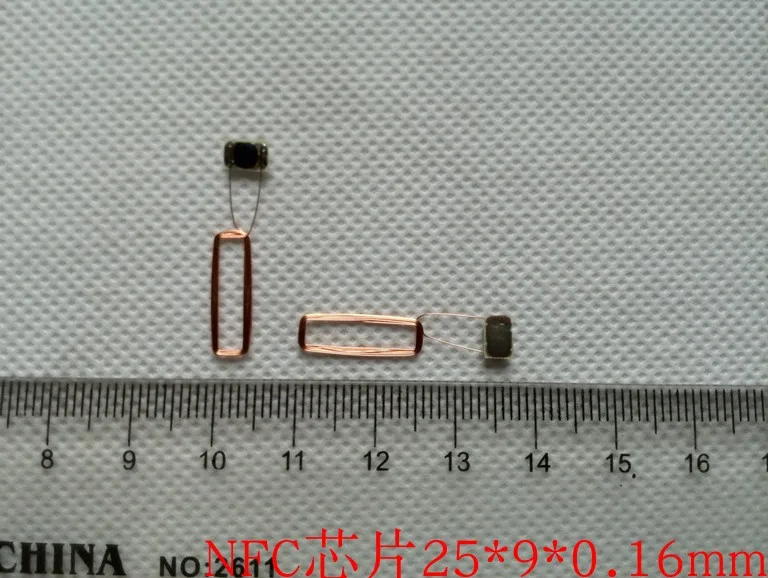 25*9*0 16 мм ISO14443A 13 56 МГц RFID IC NFC Nta213 чип катушка RF пассивный COB и антенна|RFID бирки