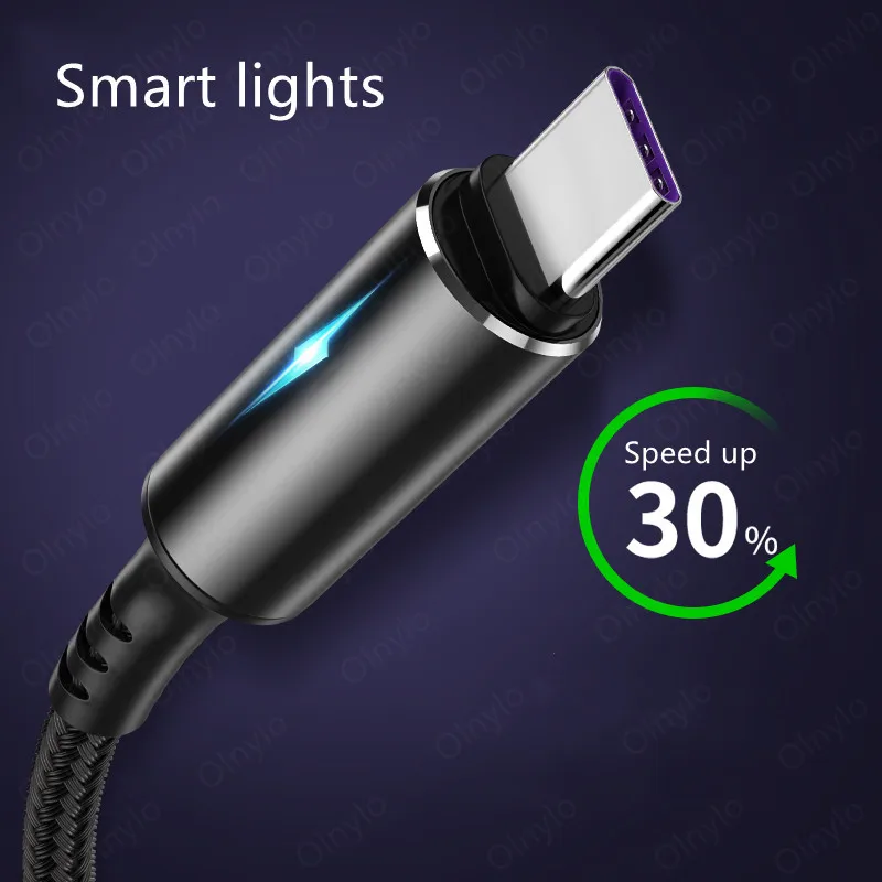 Кабель USB Type-C для быстрой зарядки Samsung S9/10 USB-C кабель передачи данных Xiaomi Huawei