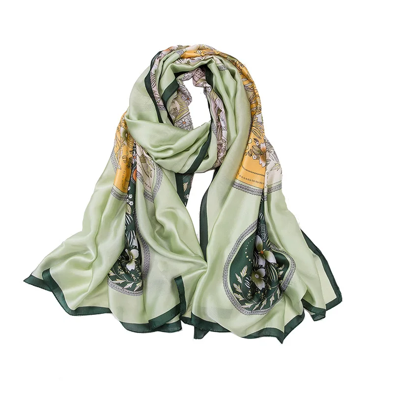 

Silk Scarf Women Shawls Wraps Fashion Small Hair Neck Hijabs Foulard Scarves Female Lady bufanda seda mujer echarpe ete soie
