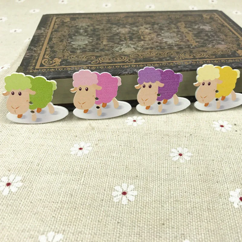 Сделай Сам 100 шт. мультяшный разные цвета овечка животное фотоальбом скрапбукинг