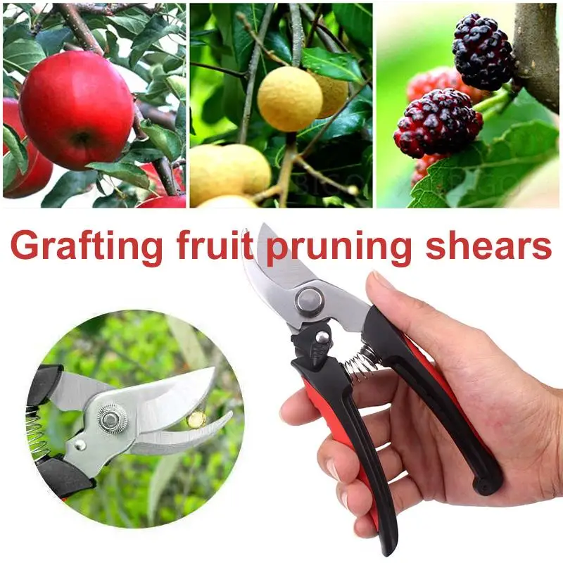 

TACKLIFE Garden Grafting Tool Farming Pruning Shears Scissors Fruit Tree Grass Brush Cutter Secateurs Gardening Planting Tools