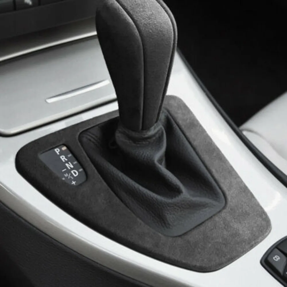 Для автомобиля BMW 3 серии E90 E92 E93 2005 2012 Алькантара замшевая панель коробки передач