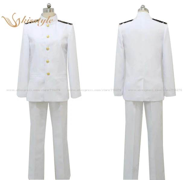 

Anime Kantai Collection Clothing Admiral Cosplay Costume Capitan General Uniform,Cusomized Accepted