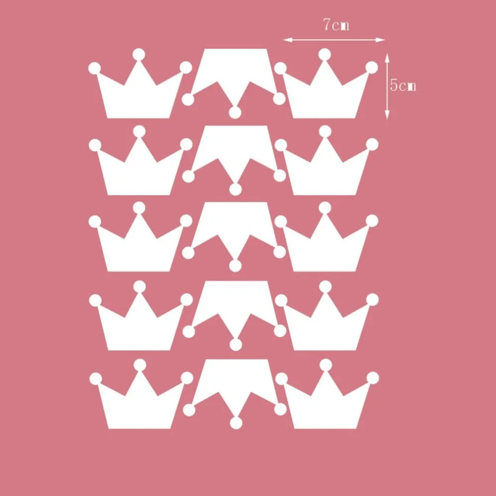 Креативная Принцесса Корона Наклейка на стену милые красивые украшения для дома